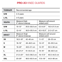 G-Form Youth Pro-X3 Knee Guards - L/XL